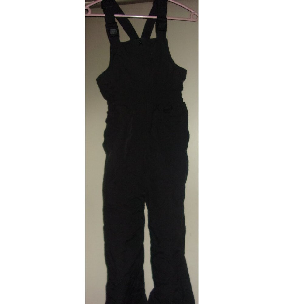 Faded Glory Kids Black Overalls Size Medium (8)